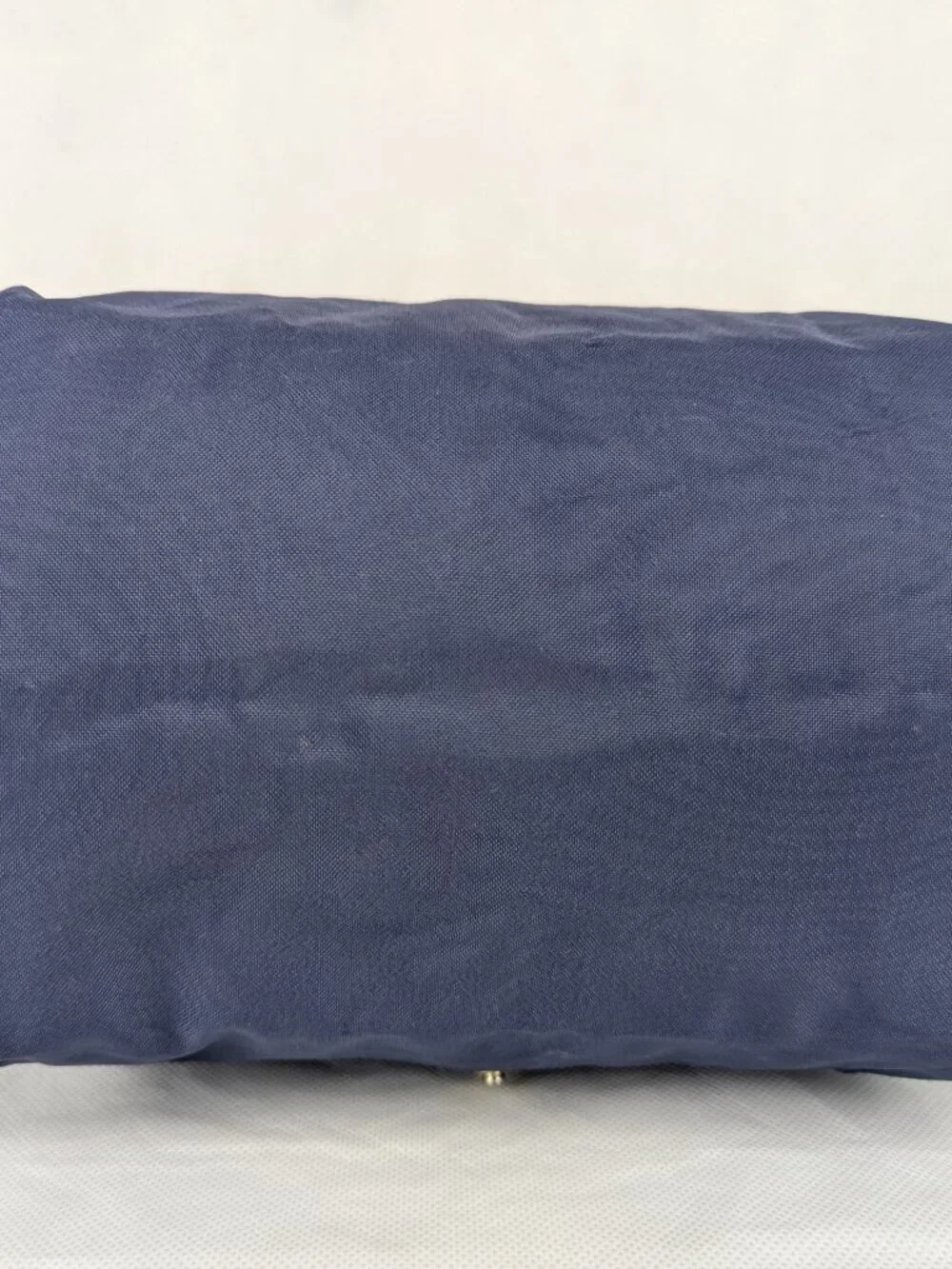Longchamp Le Pliage Nylon Leather Shoulder Bag Blue | Used | Fast Shipping - Picture 8 of 13